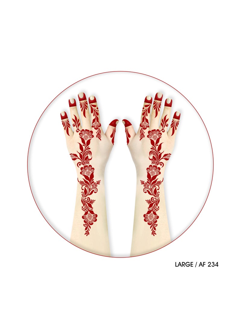 ملصق تصميم الحناء ماجارات للبالغين - MJ 234 - Image 2