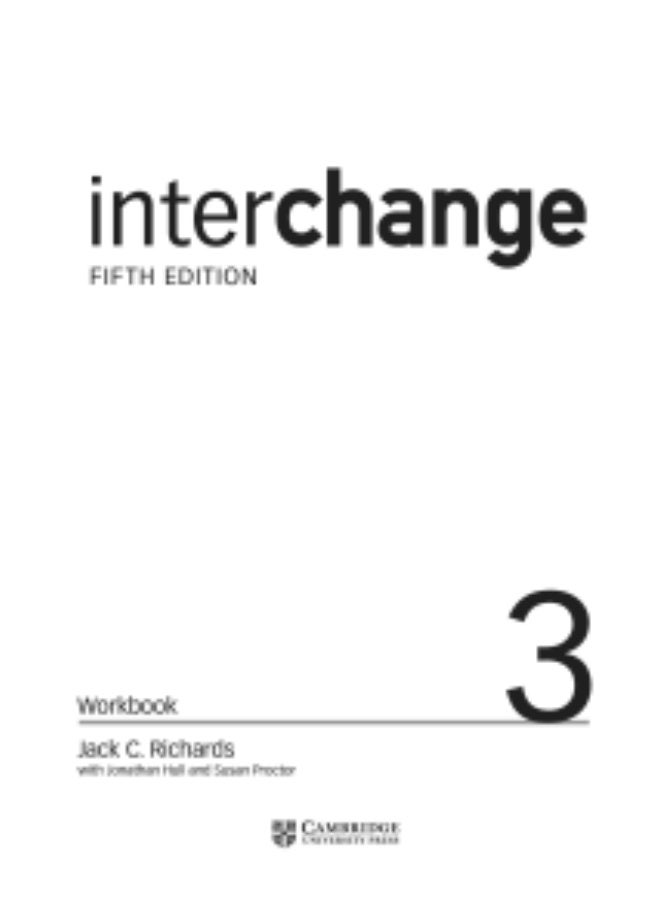 Cambridge Interchange - English Course for adults _ fifth edition _ level 3_Workbook - Image 2