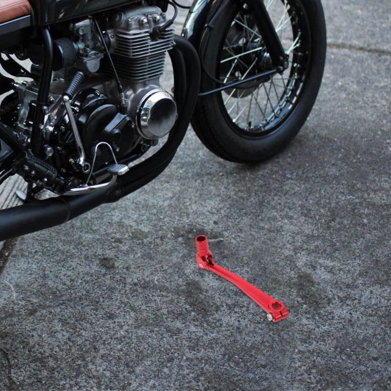 Red Aluminum Motorcycle Gear Shift Lever Easy Installation for Off Road Trail Riding - Image 3