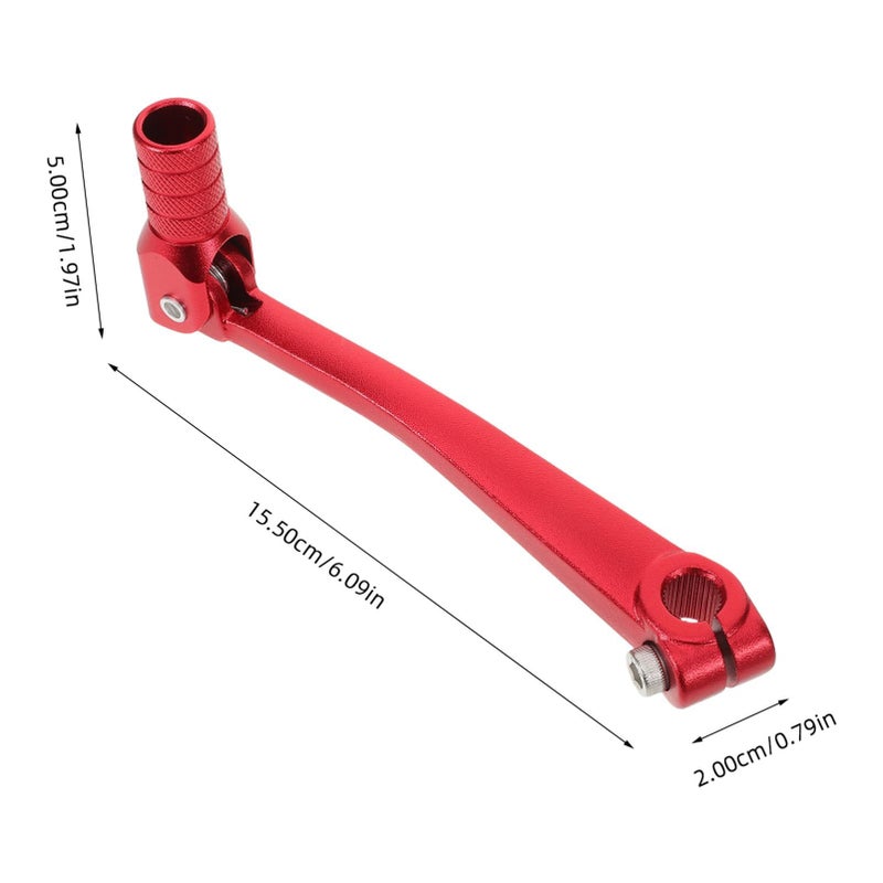 Red Aluminum Motorcycle Gear Shift Lever Easy Installation for Off Road Trail Riding - Image 4