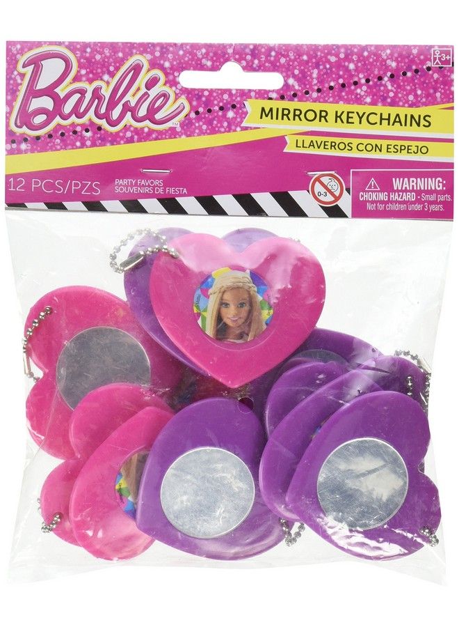 Amscan Heart Mirror Keychain Favors ; Barbie Sparkle Collection ; Party Accessory - Image 2