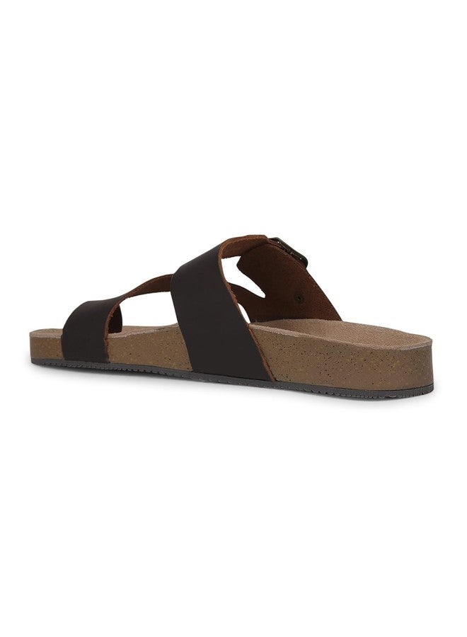 Bata Bio Toering Men's Dark Brown Sandals - 9 UK (8734007) - Image 3