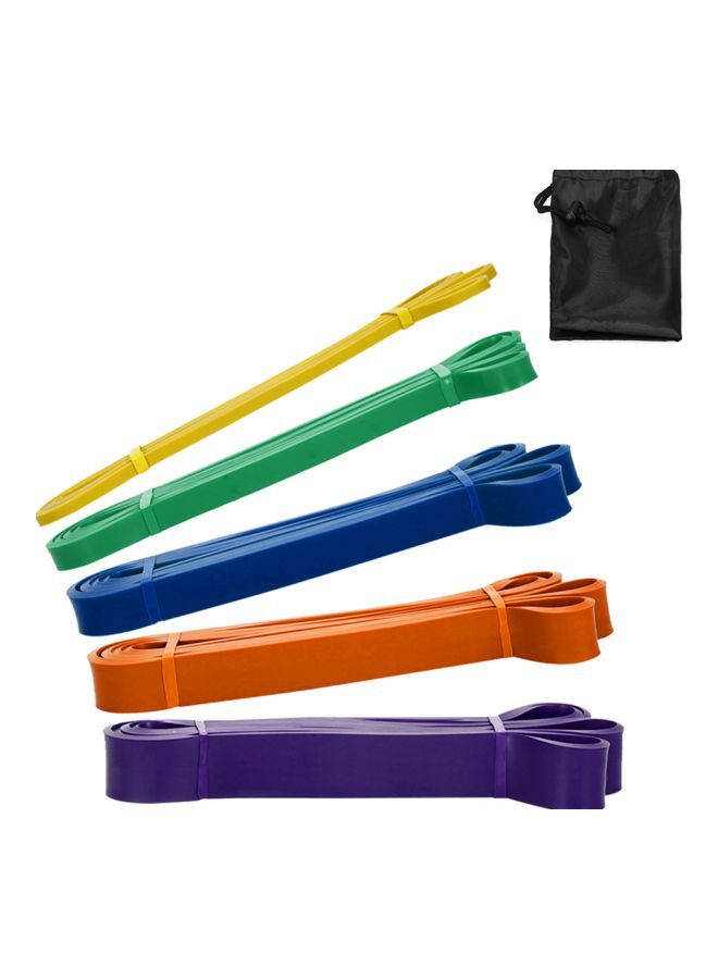 NIBEMINENT 5-Piece Resistance Loop Band Set 208cm  - Image 1