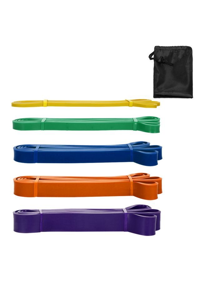NIBEMINENT 5-Piece Resistance Loop Band Set 208cm  - Image 5