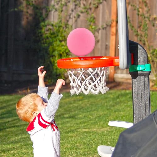 Botabee Toddler & Little Kids Replacement Basketball - for Little Tikes Easy Score Basketball Hoop (2 Count, Pink) for Kids (6 inch) - Image 5