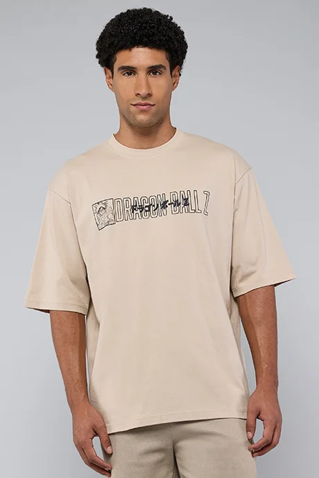 R&B Printed T-Shirt with Crew Neck and Short Sleeves