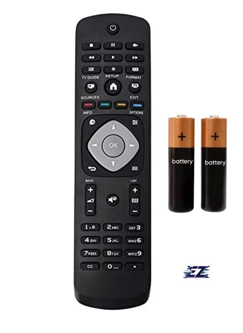 Universal Replacement Remote Control for Philips LCD, LED, and Smart TVs | Compatible with All Philips TV Models | No Setup Required | Easy to Use, Convenient, and Durable