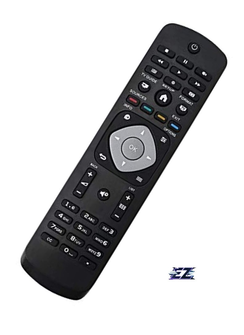 Universal Replacement Remote Control for Philips LCD, LED, and Smart TVs | Compatible with All Philips TV Models | No Setup Required | Easy to Use, Convenient, and Durable