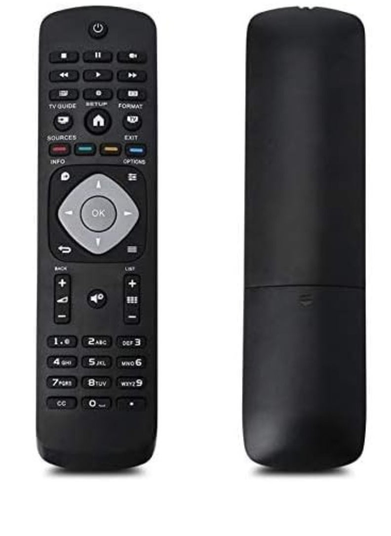 Universal Replacement Remote Control for Philips LCD, LED, and Smart TVs | Compatible with All Philips TV Models | No Setup Required | Easy to Use, Convenient, and Durable