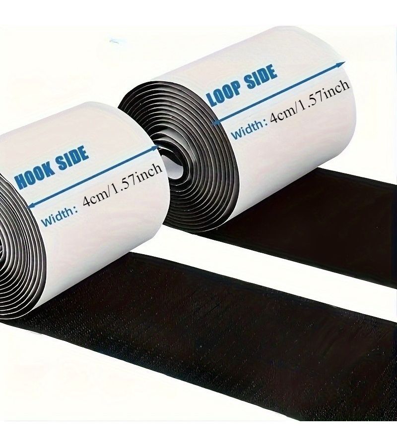 White 1.57Inch Wide Self Adhesive Hook And Loop Fastening Tape Thickened Nylon Heavy Duty Double Sided Anti Slip Sofa Cushion Strip For Carpets Walls Furniture Reusable And Repositionable - Image 2