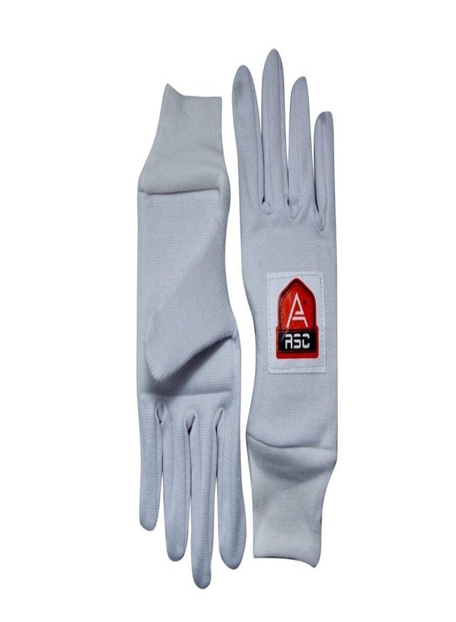 ASC قفازات داخلية قطنية للكريكيت من ASC مع أساور قطنية للمعصم - رجالي - Image 4