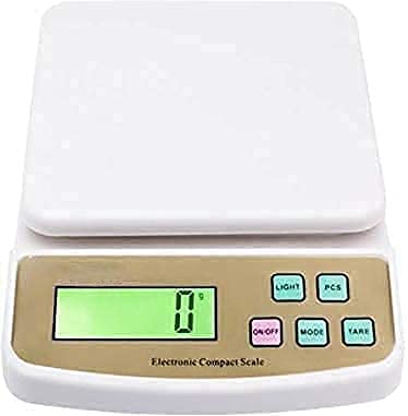 Aves 10Kg x 1g Electronic Kitchen Digital Weighing Scale Multipurpose 10 Kg - Image 1