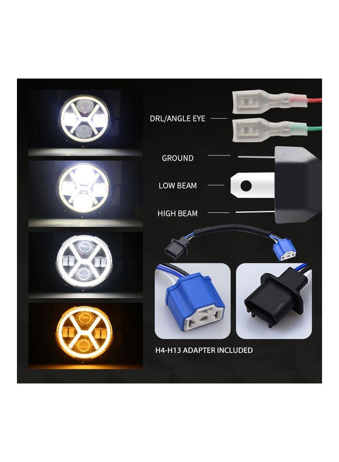 NIBEMINENT 500W Round LED Car Headlight - Image 4