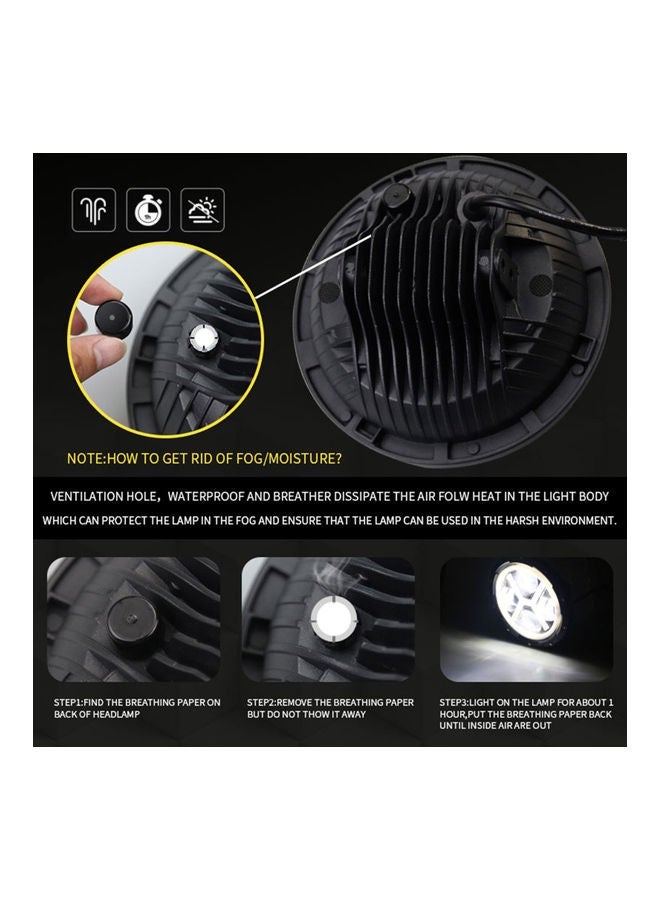 NIBEMINENT 500W Round LED Car Headlight - Image 5