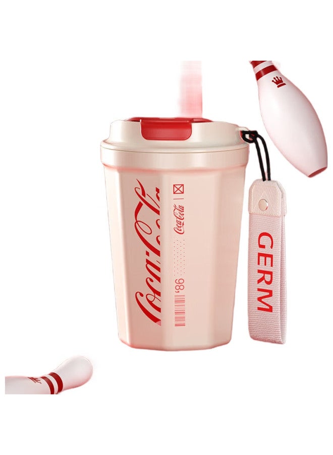 Germ Cola Insulated Mug With Flip Lid For Men And Women, Portable Coffee Thermos Cup For Car, 390Ml Trendy White - Image 3