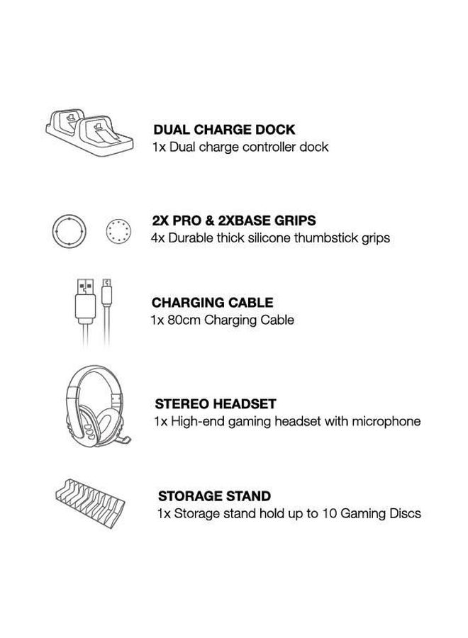 5-In-1 Game Pack With Accessories Set - PlayStation 4 - Image 4