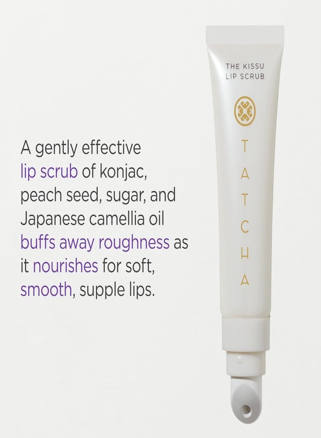 مقشر الشفاه تاتشا كيسو، مقشر مرطب للشفاه مع مقشر بذور الخوخ لشفاه ناعمة ولامعة - Image 2