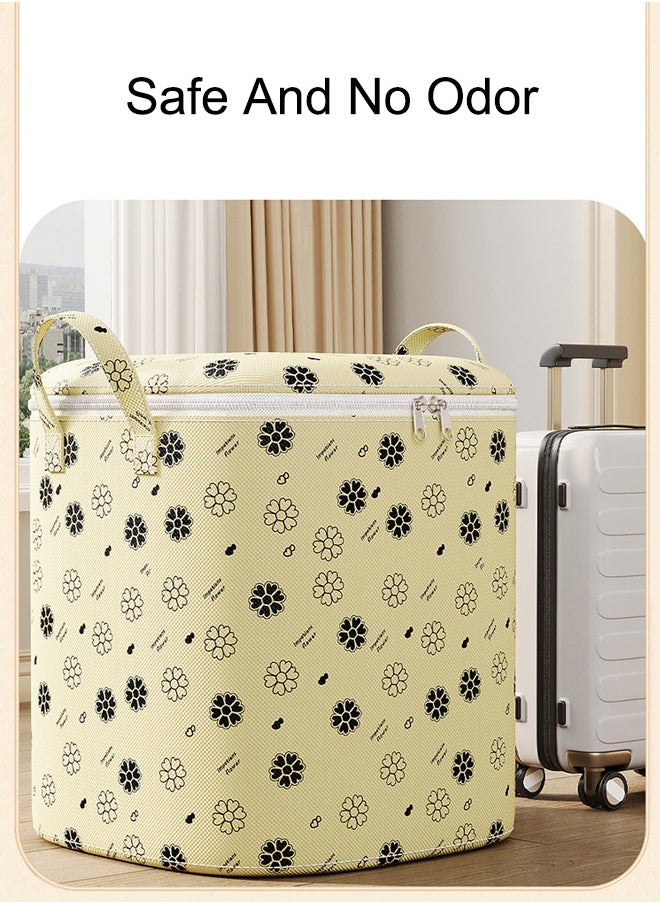 Generic - 180L Large Storage Bag  clothes storage box storage bags Waterproof Clothing Storage  cupboards for clothes Closet Organizers Storage Containers  Zipper Bag Handle Zipper Design  for Clothing Blanket Comforters Bed Sheets Pillows and Toys - Image 1