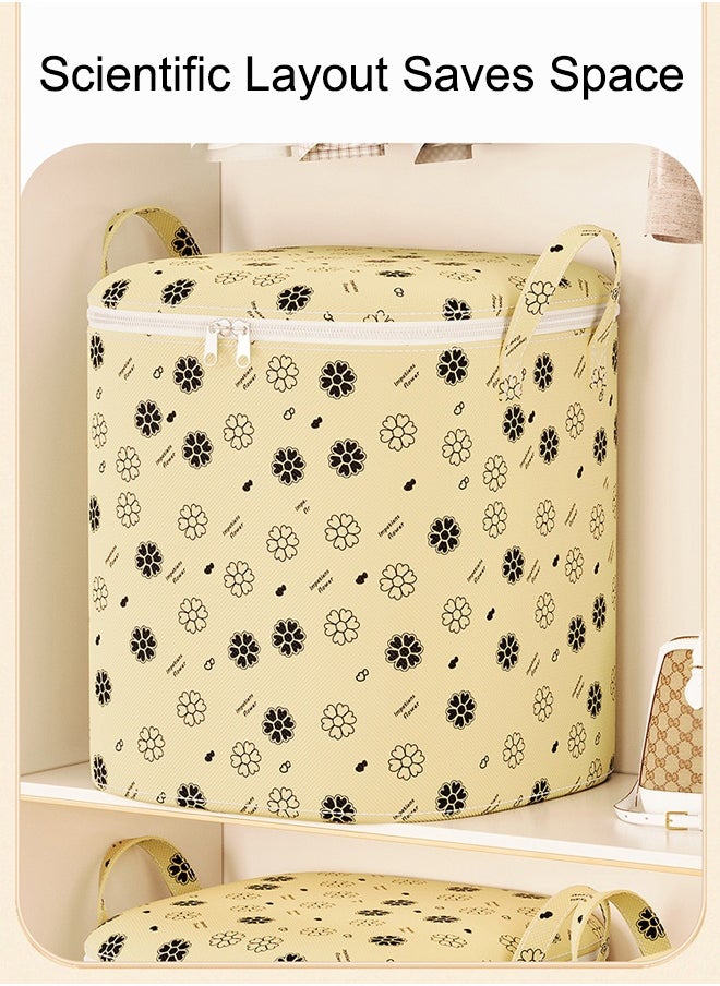 Generic - 180L Large Storage Bag  clothes storage box storage bags Waterproof Clothing Storage  cupboards for clothes Closet Organizers Storage Containers  Zipper Bag Handle Zipper Design  for Clothing Blanket Comforters Bed Sheets Pillows and Toys - Image 1
