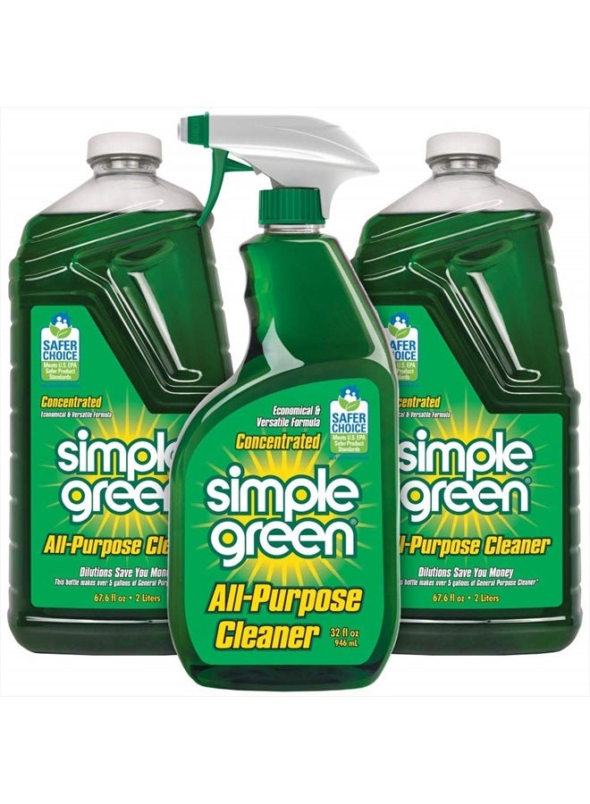simple green AllPurpose Cleaner Spray and Refill, Green, 3 Piece Set, Original, 1 Count - Image 1