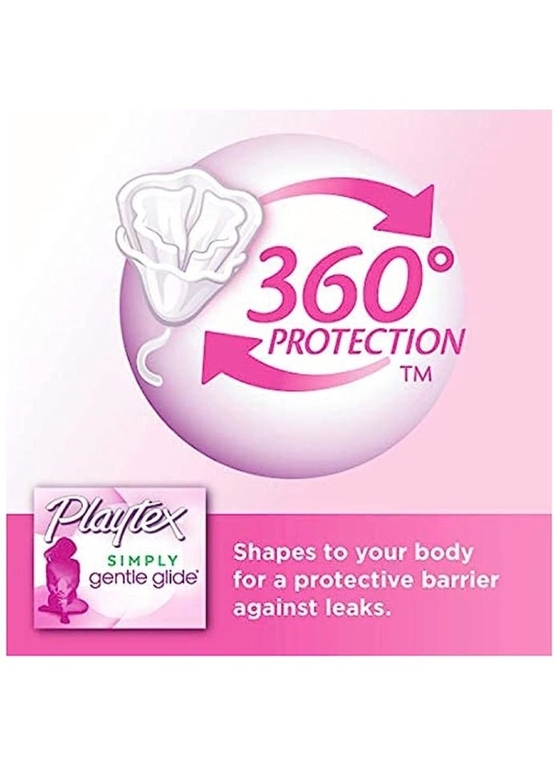 playtex - Simply Gentle Glide Regular Absorbency 16 Tampons - Image 1