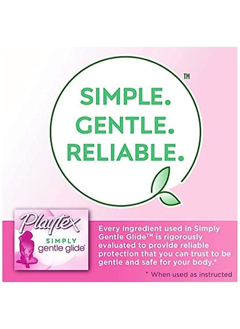 playtex - Simply Gentle Glide Regular Absorbency 16 Tampons - Image 1