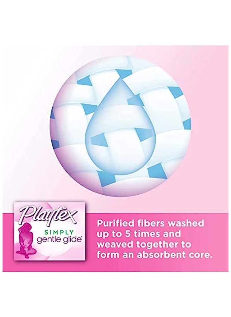 playtex - Simply Gentle Glide Regular Absorbency 16 Tampons - Image 1
