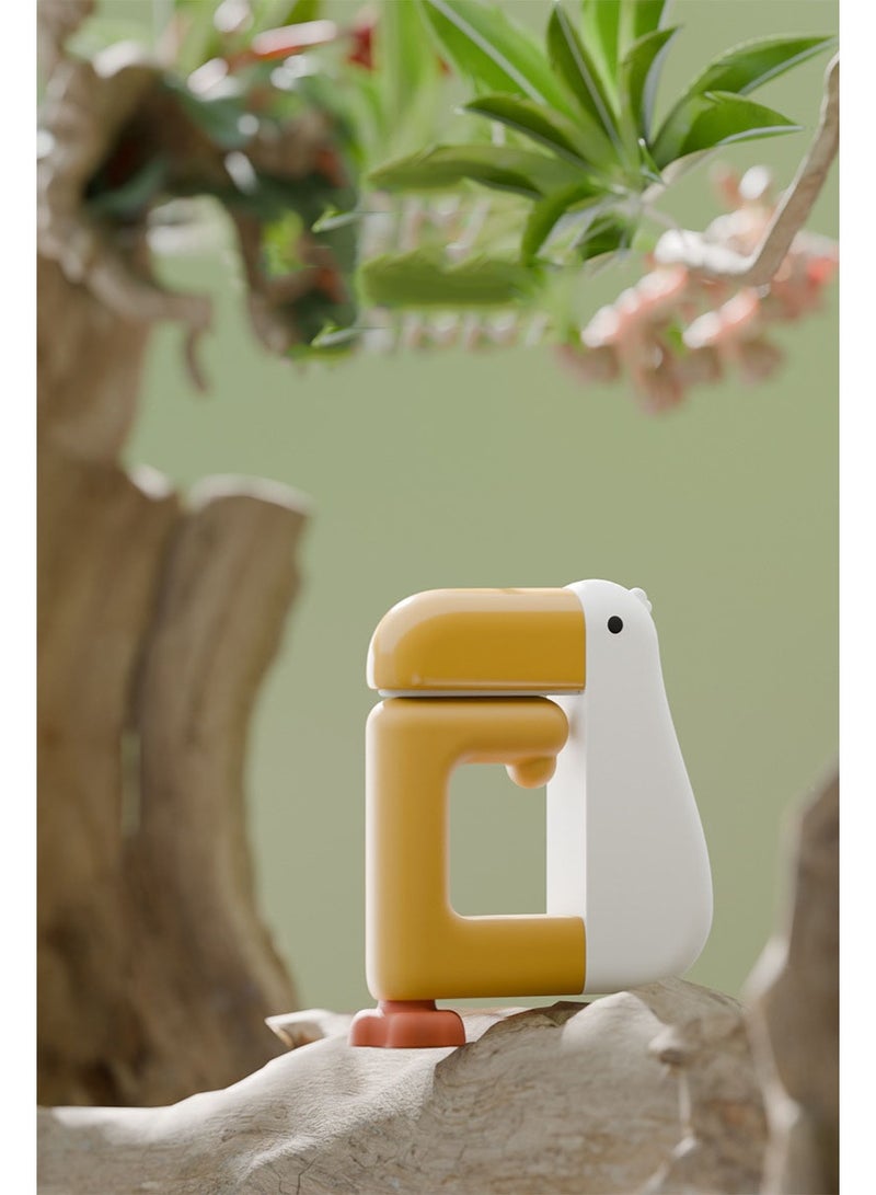 HOMESTAR Thinking Duck Bookbag Hook – Innovative No Drill Desk Side Hanger For Bags, Hats & Coats | Secure Mechanical Spiral Lock & Anti-Slip TPR Pad | Durable ABS+TPR Material | Stylish Pink, White & Black Colors | Space-Saving Organizer For Home, Office & Dorm - Image 2