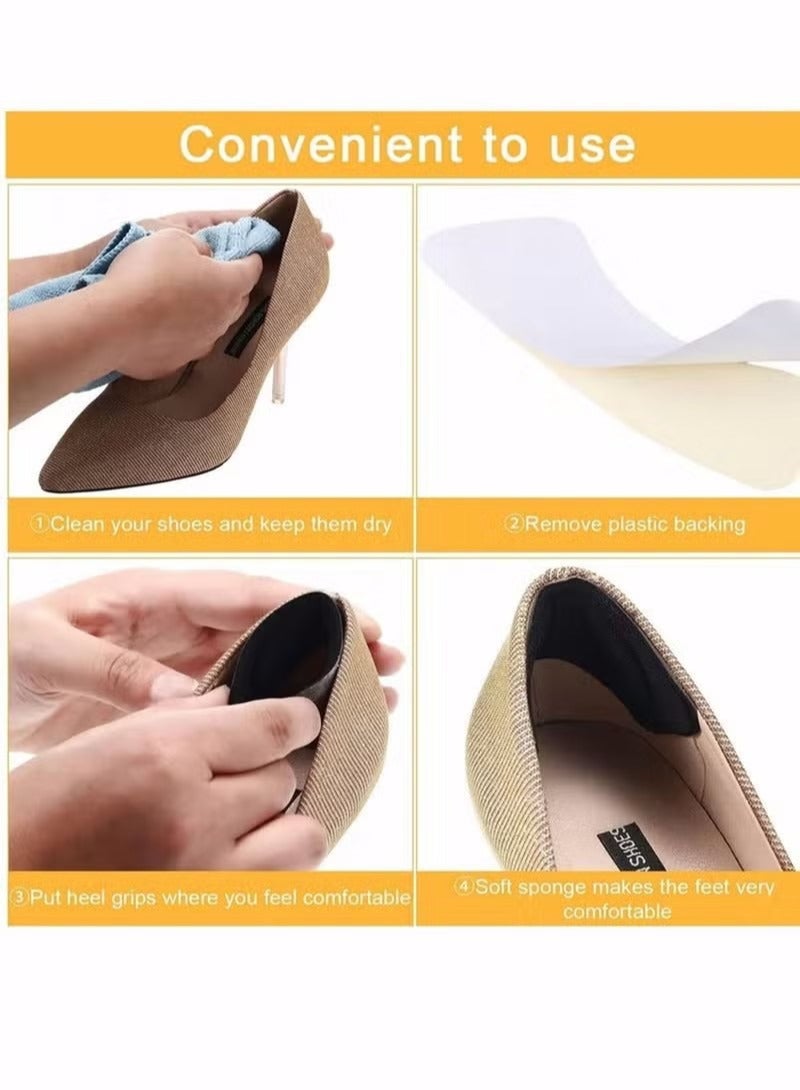 SYOSI 10 Pairs Shoe Fillers,Heel Inserts Heel Grips Liners,Shoe Insoles for Women Men,High Heel Cushion Pads,Adjustable Toe Filler Inserts Front Insoles,Foot Cushions,Toe Inserts for Too Big Shoes  - Image 3