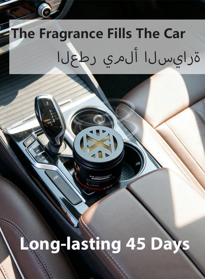 Car Air Freshener Solid Car Perfume Air Freshener, Long-lasting Diffuser, Car Aroma Diffuser, Scent Eliminator for Home Closets, Gyms, RVs,220g,Vanilla - Image 2