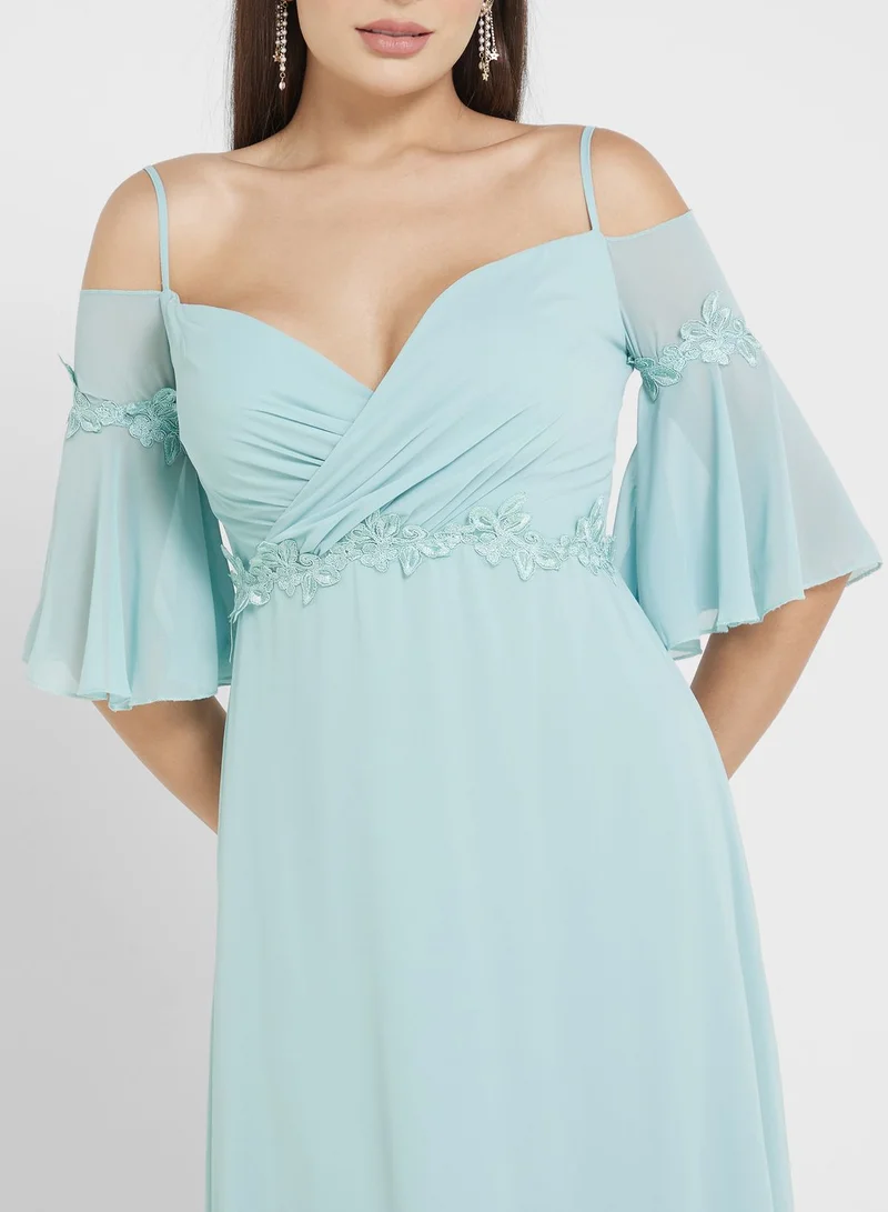 Ella Limited Edition Off-Shoulder Maxi Dress