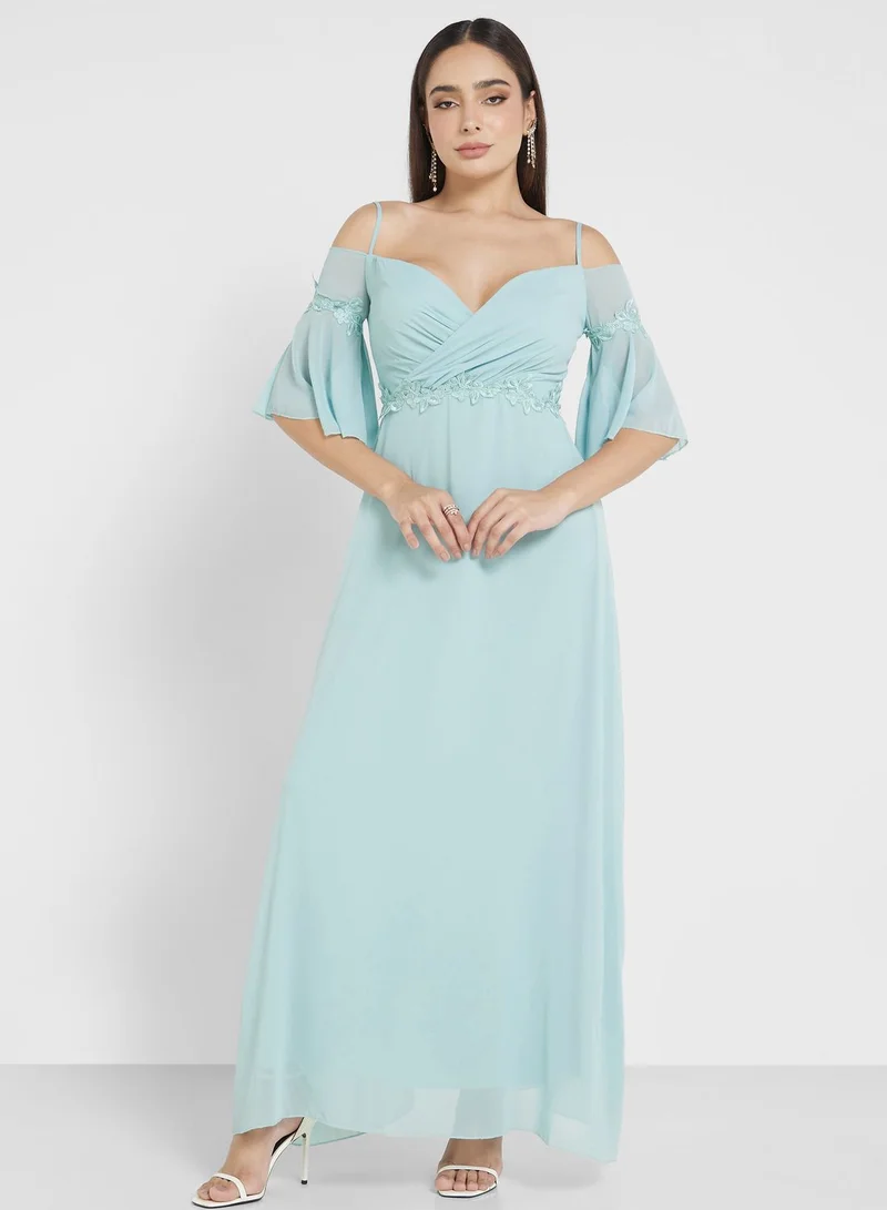 Ella Limited Edition Off-Shoulder Maxi Dress
