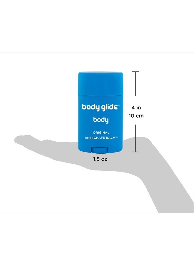 BodyGlide Body Glide Original Anti Chafe Balm | No Chafing Stick | Prevent Arm, Chest, Butt, Thigh, Ball Chafing & Irritation | Trusted Skin Protection Since 1996 |1.5oz - Image 3