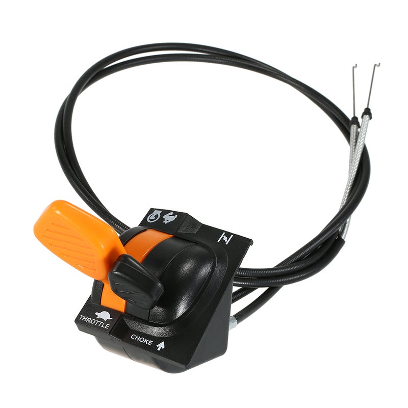 Throttle Choke Cable: Black Premium Material - Solderless Installation Control Assembly for X300 500 Series - Image 1