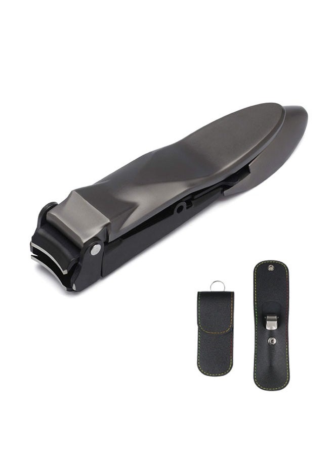 GUTCHE - Nail Clippers  Catcher - Razor-Sharp Heavy Duty Self-Collecting Nail Cutters with Ergonomic Lever Keep Fingernails and Toenails Impeccably Manicured - Includes Holster - Image 1