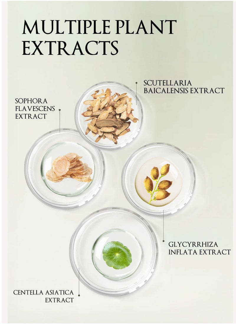 Herbal Extract Exfoliating Gel, Deep Cleansing Facial 50g