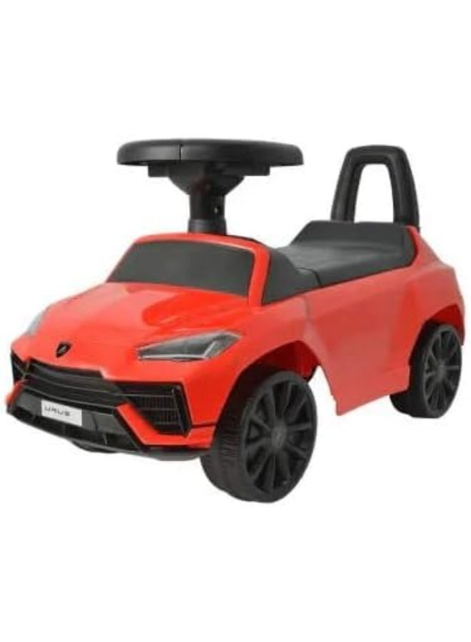 Lamborghini Urus Ride-On Push Car 3268A | Licensed Toddler Ride-On | Anti-Tip Support | Smooth Steering | Red
