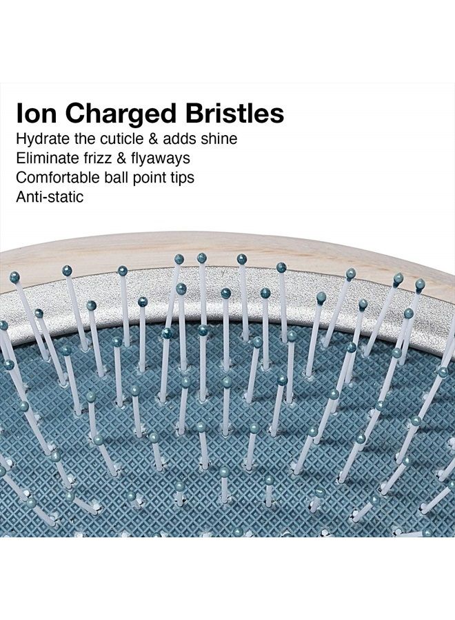 Olivia Garden EcoHair Bamboo Hair Brush, Detangler, EH-DET - Image 3