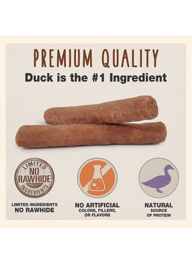 Cadet Cadet Gourmet Savory Duck Rolls Dog Treats - Healthy & Natural Duck Dog Treats for Small & Large Dogs - Rawhide Alternative - Inspected & Tested in USA, 7 In. (2 Count)  - Image 3