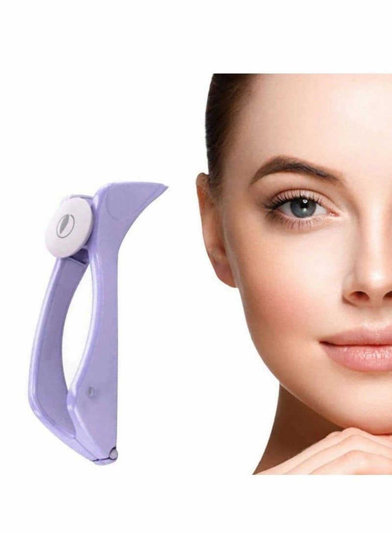 NIBEMINENT Facial Hair Remover Threading Epilator Portable Plastic Defeatherer Spring DIY Beauty Makeup Tool Manual Face Clip - Image 1