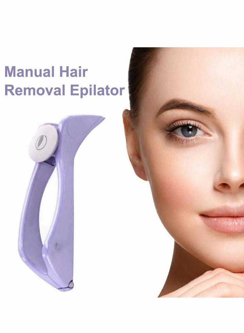 NIBEMINENT Facial Hair Remover Threading Epilator Portable Plastic Defeatherer Spring DIY Beauty Makeup Tool Manual Face Clip - Image 4