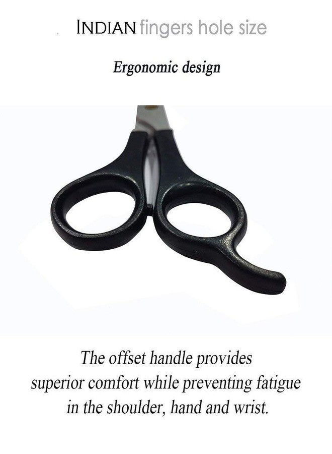 BOXO Professional Scissors For Hair Cutting Mustache Trimming Pack Of 1 - Image 2