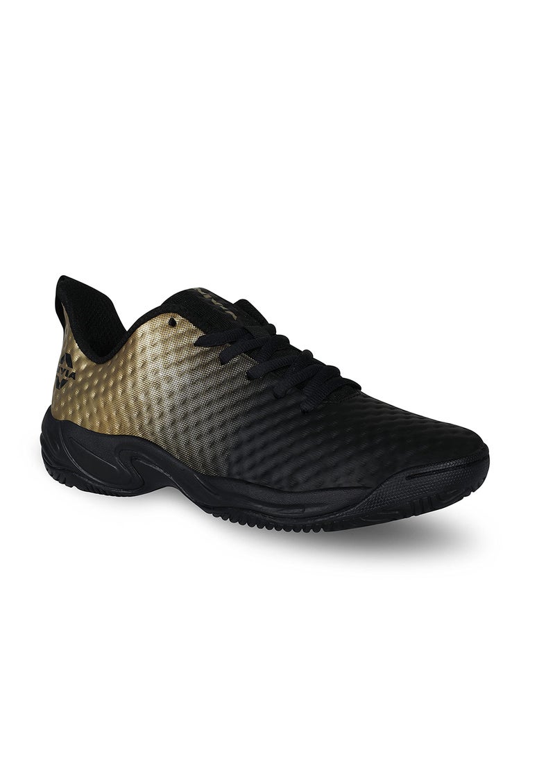 Nivia Power Smash Tennis Shoe | Size : 7UK / 8US / 41EU | Lace-Up | Material Type : Mesh,Ethylene Vinyl Acetate | Badmintion | Squash - Image 1