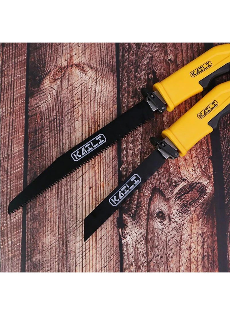 Antarkhoj Antarkhoj Folding Saw Woodworking Saw Portable and Multifunctional Hand Saw for Wood Camping Dry Wood Pruning Saw with Hard Teeth Reciprocating Saw for Home and Small Decoration Tools  - Image 3