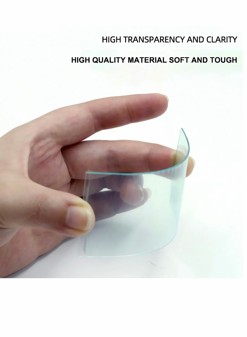 Welding Protection Lenses, Automatic Dimmable Transparent Plastic Mask Sheet, High Definition For Caps, Splash-proof, Dust-proof and Sand-proof (10Pcs)  - Image 2