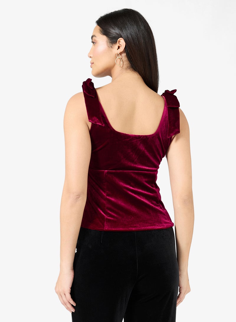 فيرو مودا بلوزة فيمفيدا برباط وعقدة - Image 2