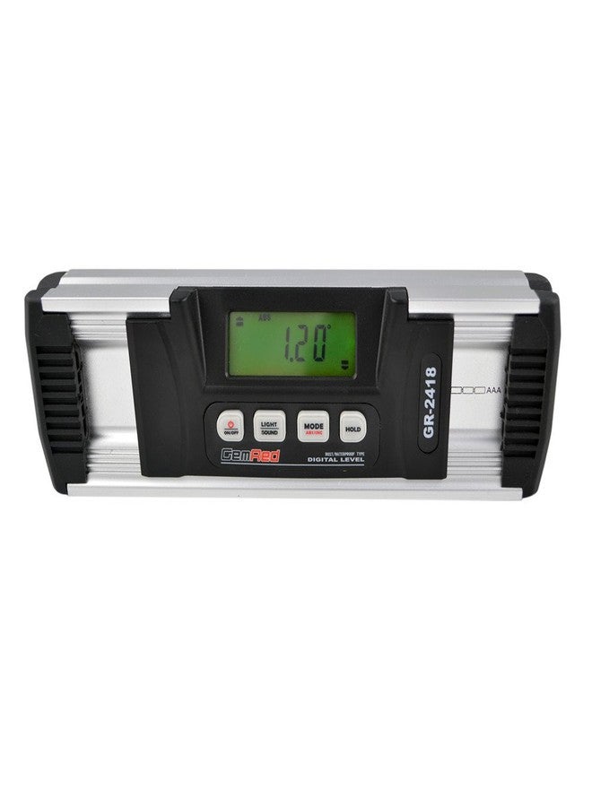 GemRed 82418 IP67 Digital Level Inclinometer with Backlight and Magnetic Base Waterproof and Dustproof - Image 1