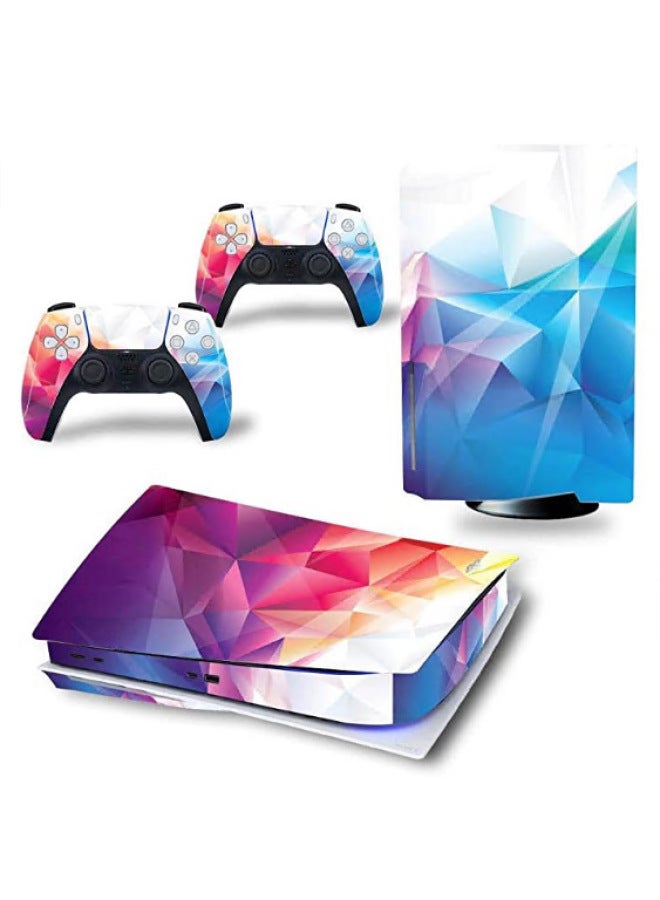 Loquat Ps5 Sticker Film Frosted Shell Protective Optical Drive Disc Skin Frog Matt Non-invasion-Color:ps5 Disc 29 - Image 1