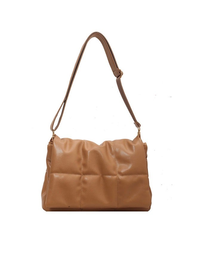Large capacity adjustable chain cross-body bag, Fall/Winter 2023 new stylish vintage diamond embroidered shoulder bag  - Image 1
