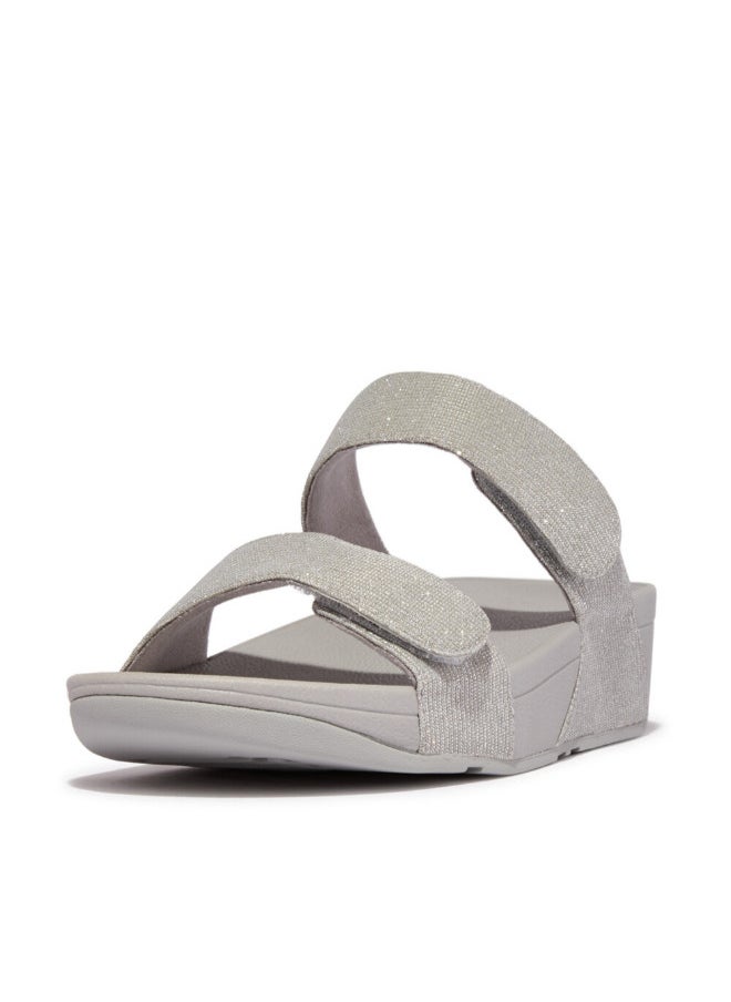 FitFlop 049-755 صندل نسائي من Fitflop FZ9-011 Lulu قابل للتعديل باللون الفضي اللامع  - Image 1